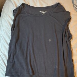 American Eagle Outfitters Women's Navy Sleeveless Top